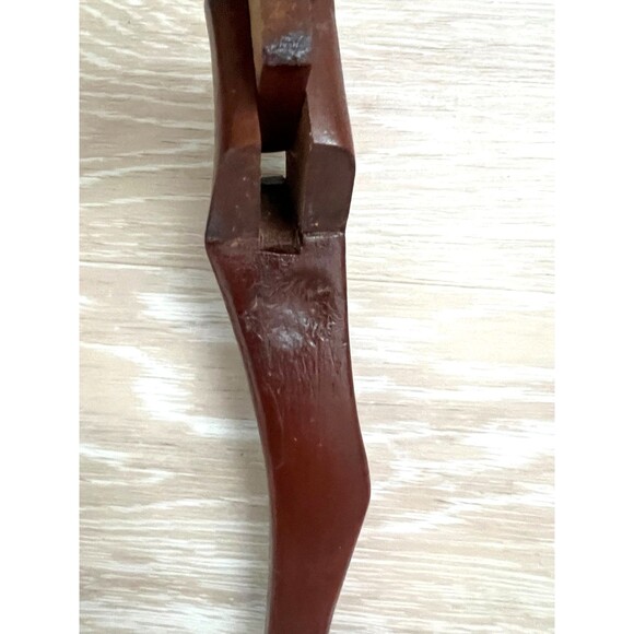 Vintage Wooden Nutcracker Shaped Like Legs Kitsch Rustic Wood Kitchen/Bar - Picture 3 of 7